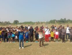 Kepala Desa Kertajaya H.Asep Saepudin Adakannya  Turnamen Sepak Bola Anak 2024