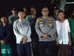 Menjalin Kedekatan dengan masyarakat Kapolsek Pebayuran Datang Ke acara Tahlilan Didesa Bantarjaya