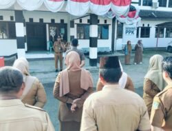 Apel Pagi Kecamatan Pebayuran: Camat Hasyim Adnan Adha S.STP. M.SI. Tekankan Kedisiplinan dan Loyalitas Kerja