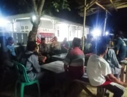 Kapolsek Pebayuran Hotma Sitompul S.H., M.H., Himbau Masyarakat untuk Berhenti Bermain Slot Judi Online Saat Giat Ngopi Kamtibmas