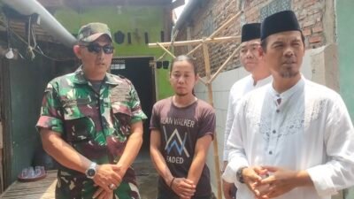 Muspika Kecamatan Pebayuran Kunjungi Warga Penyakit Paru