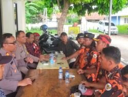 Ketua Tarji Wijaya PAC Pemuda Pancasila Kecamatan Pebayuran Berkunjung ke Polsek Pebayuran untuk Jalin Kemitraan