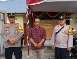 Kapolsek Pebayuran Pimpin Pengaman Menyambut Perayaan Natal dan Tahun Baru
