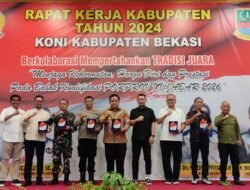 Budiana Buka Rapat Kerja KONI Kabupaten Bekasi 2024