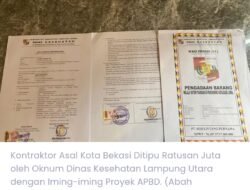 Dua Oknum ASN Dinkes Kabupaten Lampung Utara Tipu Pengusaha Asal Bekasi Ratusan Juta