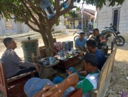 Kapolsek Pebayuran Berikan Arahan Pada Anggota Untuk Terus Giat Operasi Berantas Jaya 2025 di Setiap Wilayah Desa.