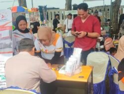 Shanti Diah Lestari, SE dari RS DKH Kedung Waringin Sosialisasikan Kesehatan di Acara Botram Kecamatan Pebayuran