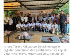 Bangkitkan Wirausaha Muda, Katar Kab.Bekasi Gelar Latihan dan Binaan Barista Kopi