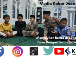 Kanit Binmas Polsek Pebayuran Aiptu Triyono Gelar Kegiatan Polisi Sahabat Anak di TPQ Masjid Jami Amanul Mubarok