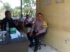 Bhabinkamtibmas Desa Sumberurip Laksanakan Sambang Ke Pos Security SMKN 1 Pebayuran