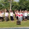 Kapolsek Pebayuran AKP IING SUHAERI S.H., M.H.,  Bersama Anggota Berikan Materi Jasmani dan Mental dalam LDKS Santri Madrasah Aliyah Annajah