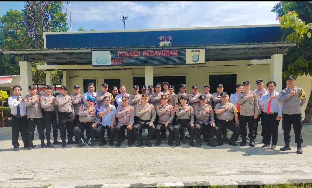 Wakapolres Metro Bekasi AKBP Afri Fajar Hermanto, S.I.K. Laksanakan Kunjungan Kerja ke Polsek Pebayuran