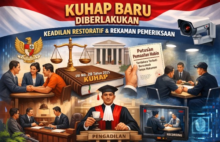 KUHAP Baru Tegaskan Perlindungan HAM dan Keadilan Restoratif