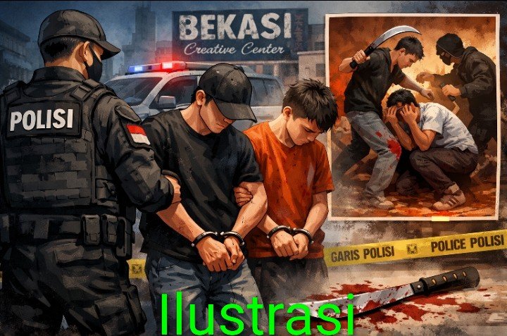 Subdit Jatanras Polda Metro Bongkar Kasus Tawuran Berdarah di Bekasi