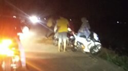 Minim Pengamanan Proyek Saluran Air, Pengendara Alami Kecelakaan di Wilayah Desa Bantarjaya