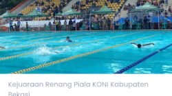 Pembinaan Usia Dini Menguat, Kejuaraan Renang Bekasi Disambut Antusias