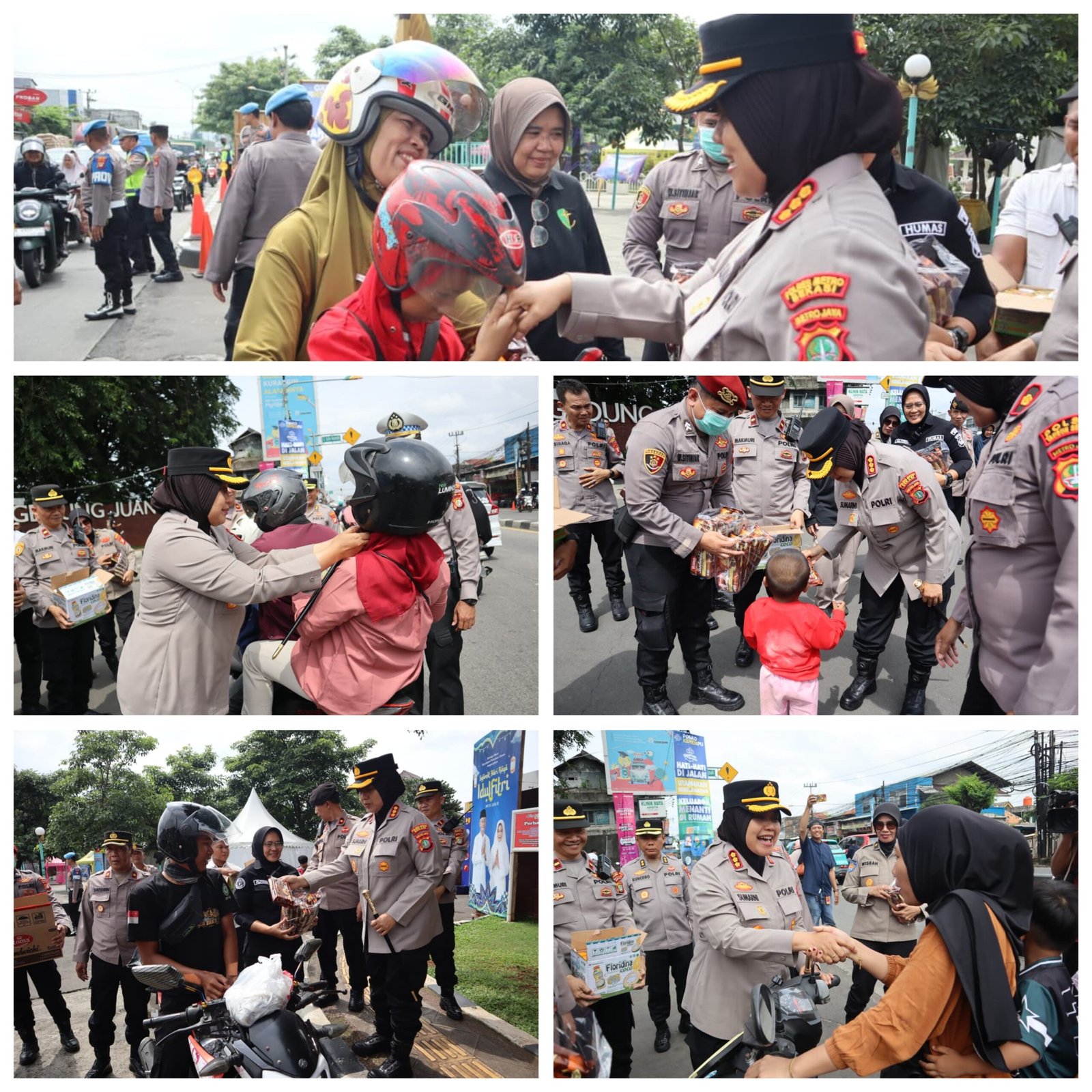 Pastikan Arus Balik Aman, Kapolres Bekasi Cek Pos Terpadu Gedung Juang