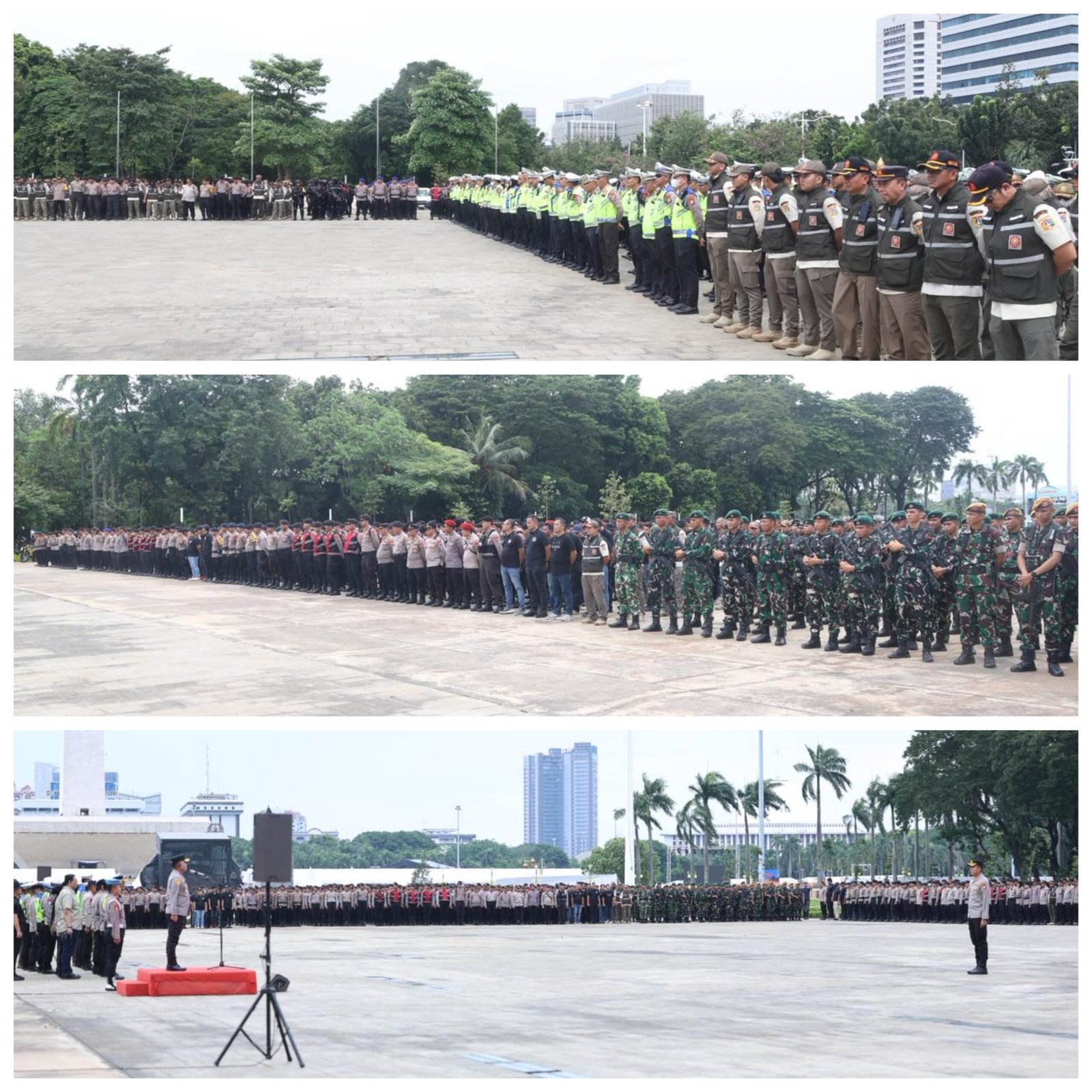 Wakapolda Metro Minta Personel Layani Warga Secara Humanis di Pasar Murah Monas
