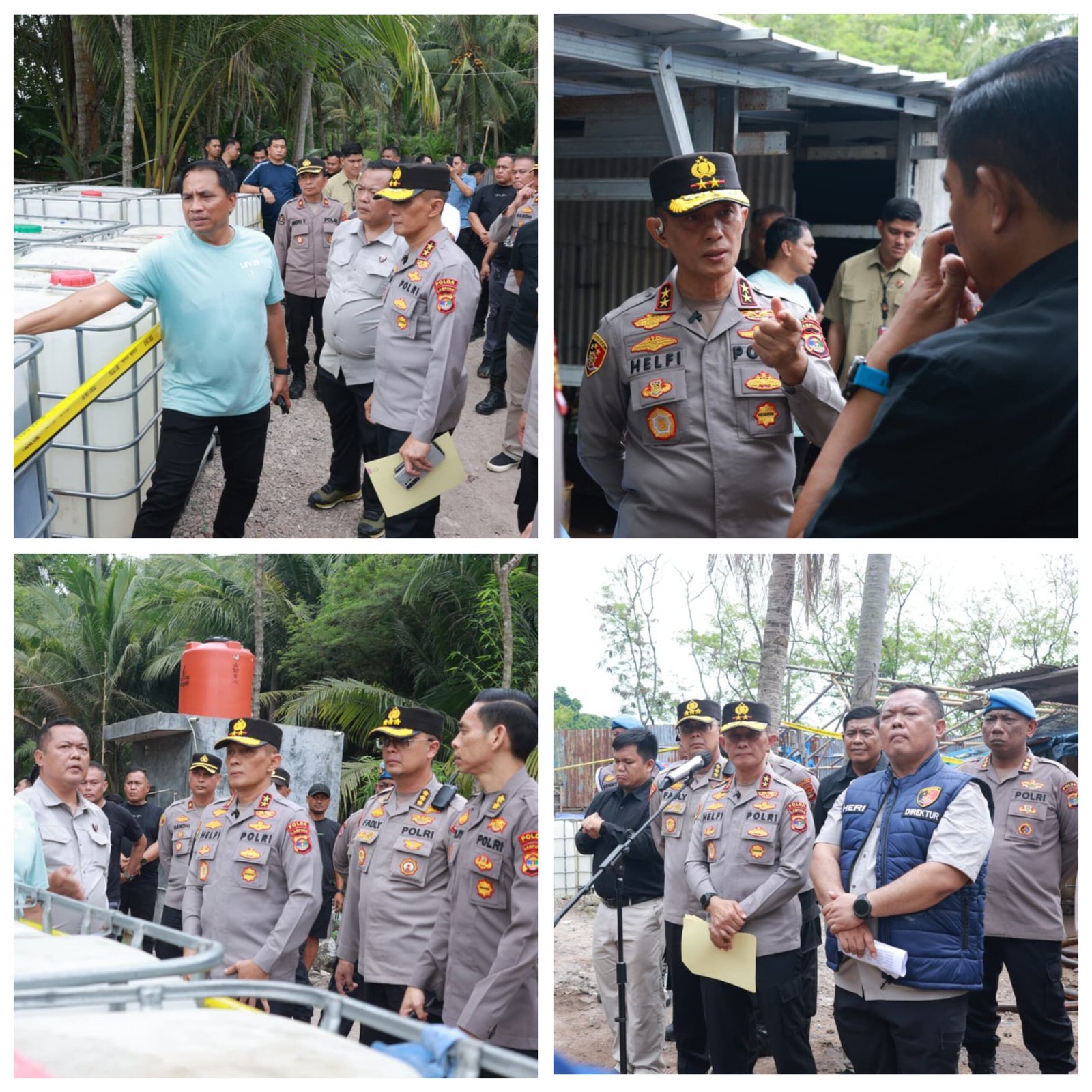 Ditreskrimsus Polda Lampung Ungkap Praktik BBM Ilegal di Pesisir Pesawaran