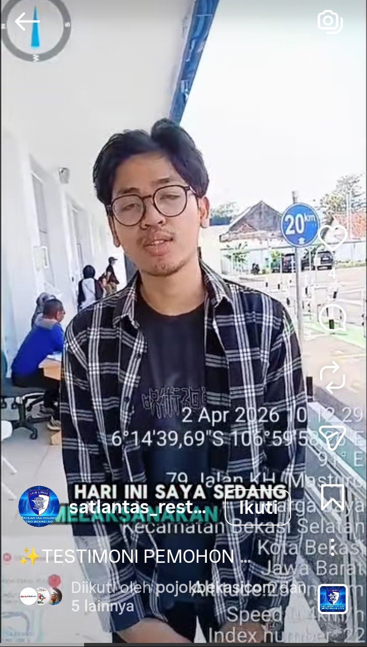 Satpas SIM 1220 Polres Bekasi Kota Dapat Pujian, Urusan  SIM Kini Lebih Mudah