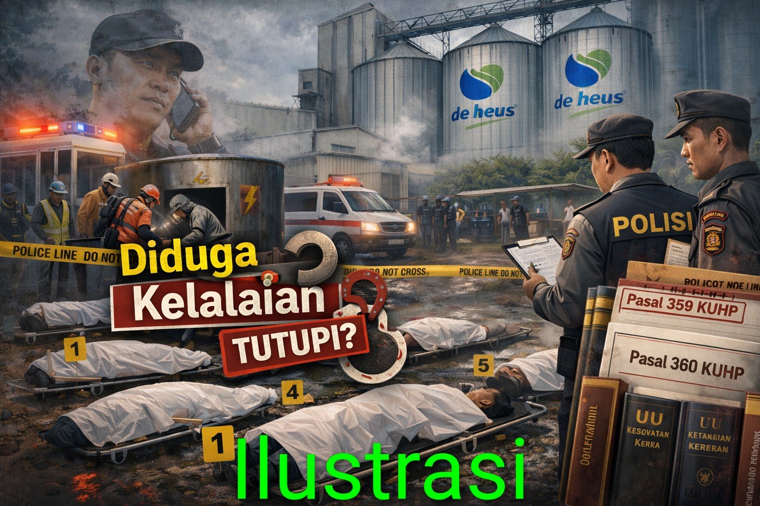 Kasus Tewasnya 5 Pekerja di Bekasi Mandek, Dugaan Kelalaian K3 Menguat