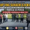 Kapolsek Pebayuran Pimpin Apel Pengamanan Nobar Persija vs Persib, 20 Personel Disiagakan di Empat Titik