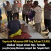 Kapolsek Pebayuran Ulurkan Tangan untuk Yoga, Pemuda yang Berjuang Melawan Lumpuh dan Penyakit Kulit di Desa Karang harja