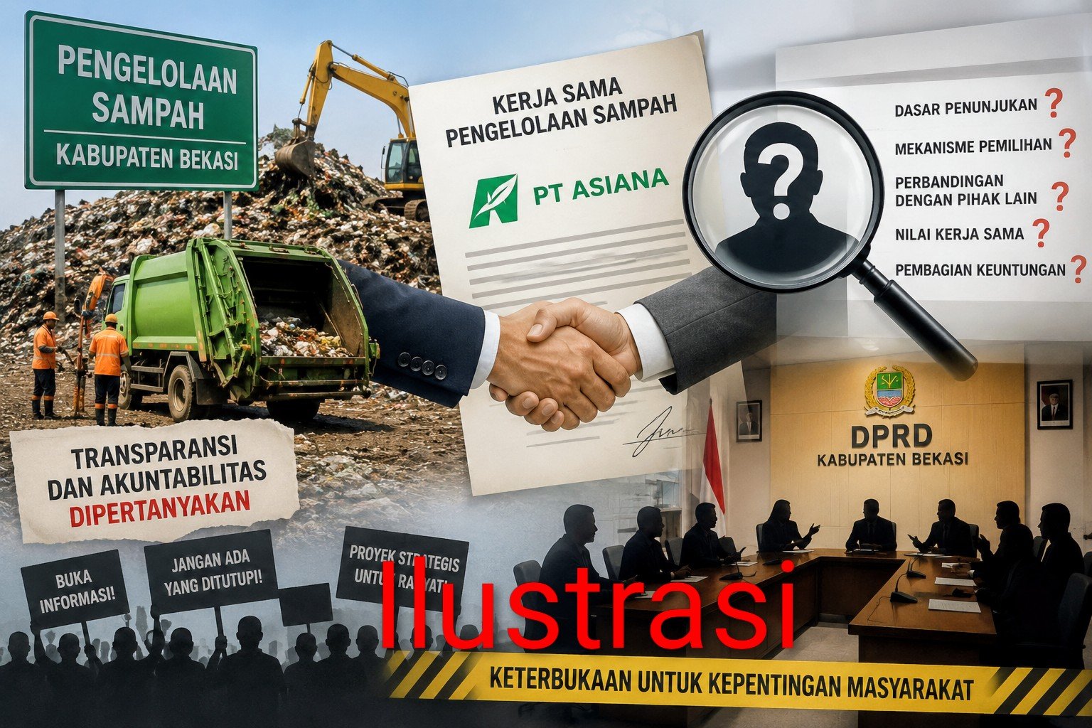 Polemik Kerja Sama Sampah Bekasi Menguat, Penunjukan PT Asiana Dipertanyakan