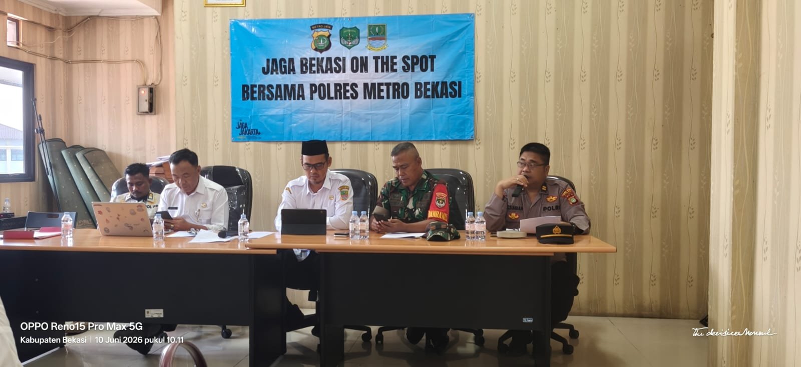 Waka Polsek Pebayuran Gelar JAGA Bekasi On The Spot, Ajak Warga Perkuat Kamtibmas dan Cegah Tawuran