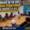 Jaga Bekasi On The Spot, Kapolsek Pebayuran AKP Iing Suhaeri S.H.,M.H. Ajak Warga Perkuat Siskamling dan Cegah Tawuran