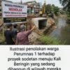 Proyek Sodetan Kali Beringin Menuai Kekhwatiran Warga Perumnas 1