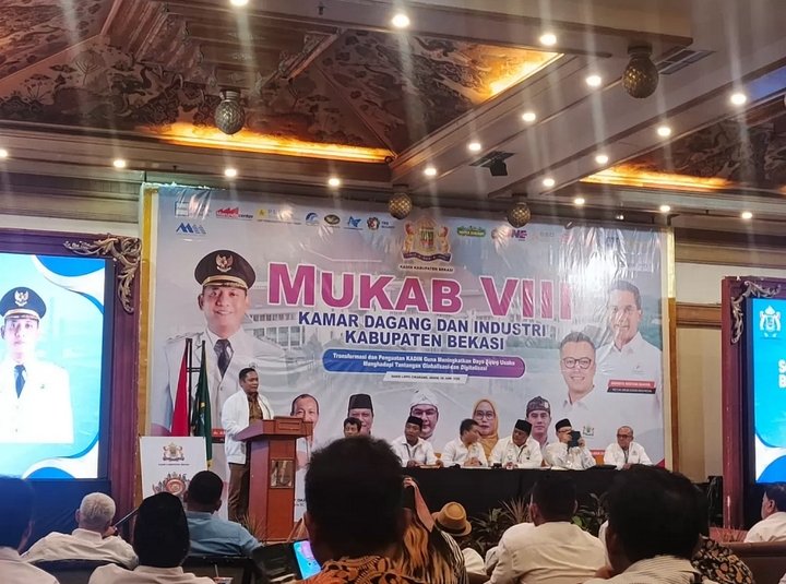Hadiri MUKAB KADIN, Asep Ajak Dunia Usaha Kolaborasi Wujudkan Bekasi Berdaya Saing