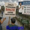 Janji Turap dan Pompa Banjir Belum Terwujud, Warga RW 05 Perumnas 1 Kecewa