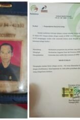 ID Card Security dan SK Pengangkatan Karyawan Tetap PT Felmica atas nama Ratim menjadi bukti administratif status kepegawaian di SPBU 34-41352.