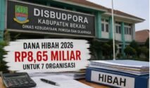 Ilustrasi Disbudpora Kabupaten Bekasi: hibah Rp8,65 miliar untuk tujuh organisasi olahraga dan kepemudaan, namun rincian tiap penerima belum terungkap kini.