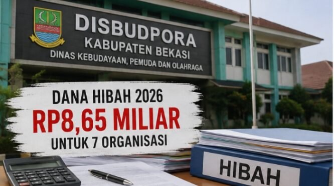 Ilustrasi Disbudpora Kabupaten Bekasi: hibah Rp8,65 miliar untuk tujuh organisasi olahraga dan kepemudaan, namun rincian tiap penerima belum terungkap kini.